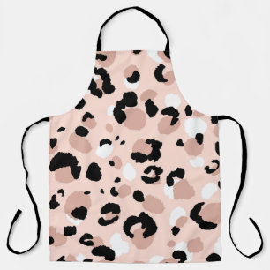 Moderne Abstrakte Leopardendrucke Schürze