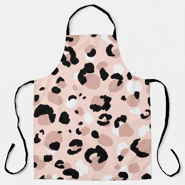 Moderne Abstrakte Leopardendrucke Schürze (Vorderseite)