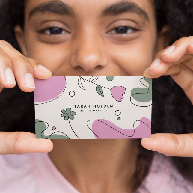 Moderne Abstrakte Linie Zeichnend Visitenkarte (Von Creator hochgeladen)