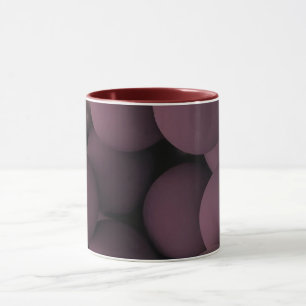 Moderne abstrakte Linienkunst Schwarze Tasse Min