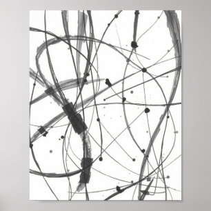 Moderne abstrakte Linienkunst-Wanddrucke Poster