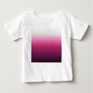 Moderne abstrakte Magenta burgundy maroon ombre Baby T-shirt