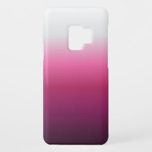 Moderne abstrakte Magenta burgundy maroon ombre Case-Mate Samsung Galaxy S9 Hülle