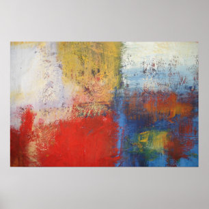 Moderne Abstrakte Malerei Art Print Poster