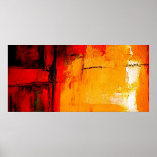 Moderne Abstrakte Malerei Art Print Poster