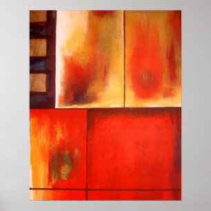 Moderne Abstrakte Malerei Art Print Poster