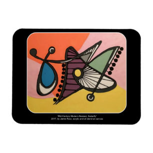 Moderne Abstrakte Malerei aus dem Mittelalter, But Magnet