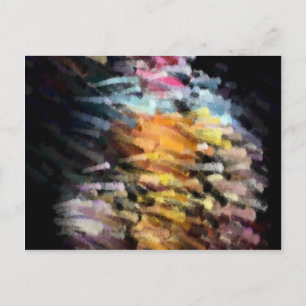 Moderne Abstrakte Malerei Postkarte