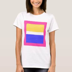 moderne abstrakte Malerei T-Shirt