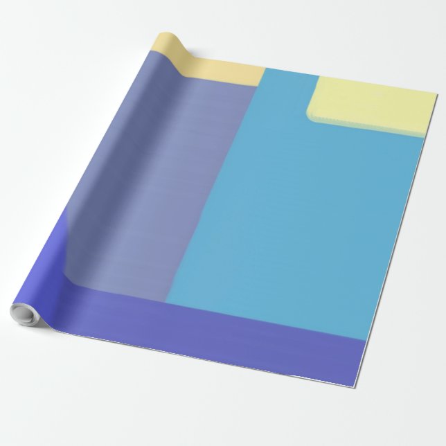 moderne abstrakte Malkunst Geschenkpapier (Ungerollt)