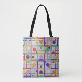 Moderne Abstrakte mehrfarbige Technik Tasche