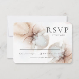 Moderne Abstrakte Minimalistische Hochzeitskarte Einladung