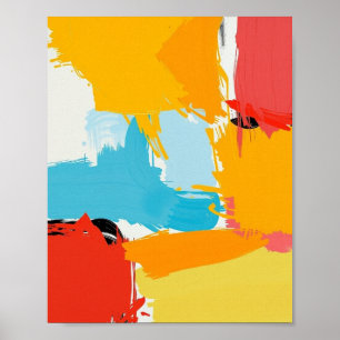 Moderne abstrakte minimalistische Linienkunstposte Poster
