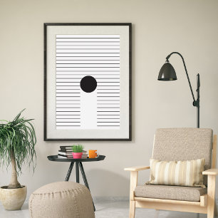 Moderne Abstrakte Moderne Minimalkunst Poster