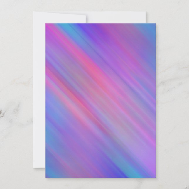 Moderne Abstrakte Motion Blank Card Dankeskarte (Vorderseite)