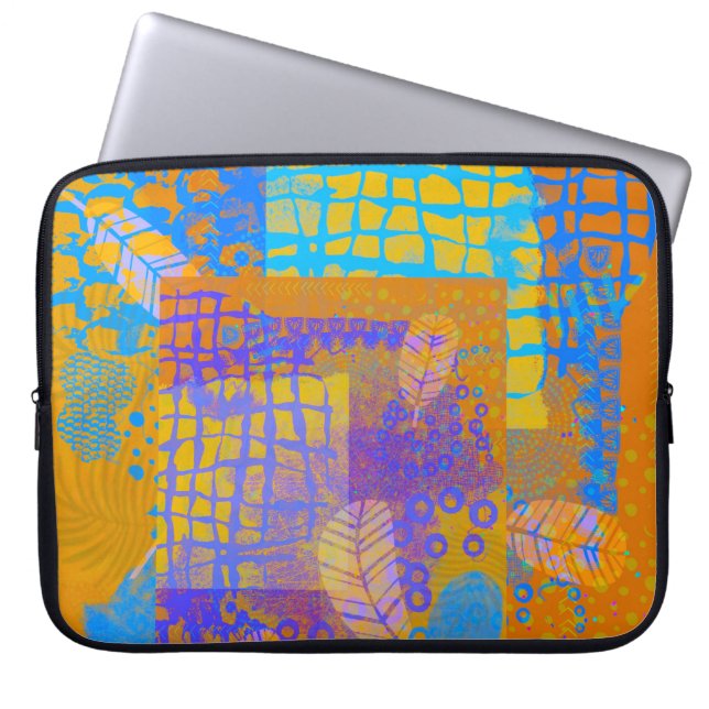 Moderne Abstrakte Natur - Laptop-Sieb Laptopschutzhülle (Vorderseite)