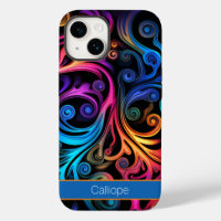 Moderne Abstrakte Neon Color-Wirbel