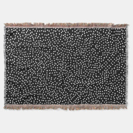 Moderne Abstrakte Niedliche Polka Dot Black und Wh Decke