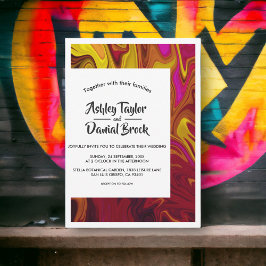 Moderne Abstrakte Ölgemälde Einladung