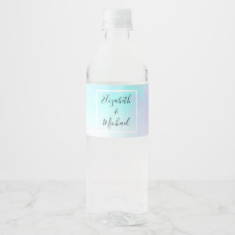 Moderne Abstrakte Pastell Blau & Lila Wasserfarbe