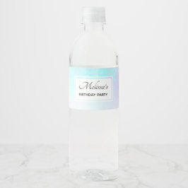Moderne Abstrakte Pastell Blau & Lila Wasserfarbe