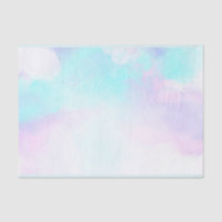 Moderne Abstrakte Pastell Blau & Lila Wasserfarbe