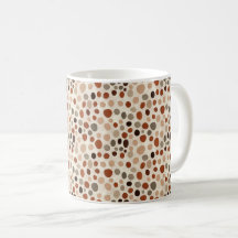 Moderne abstrakte Punkte-Muster-Tasse