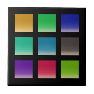 Moderne abstrakte Quadrate Muster Fliese