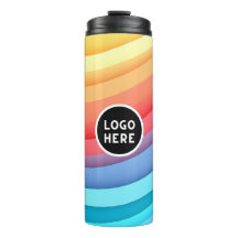 Moderne Abstrakte Regenbogenwellen mit Ihrem Logo