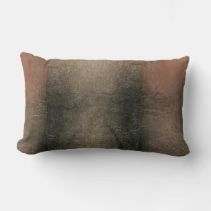 Moderne Abstrakte Rosa Schwarze Gold Grunge Lendenkissen