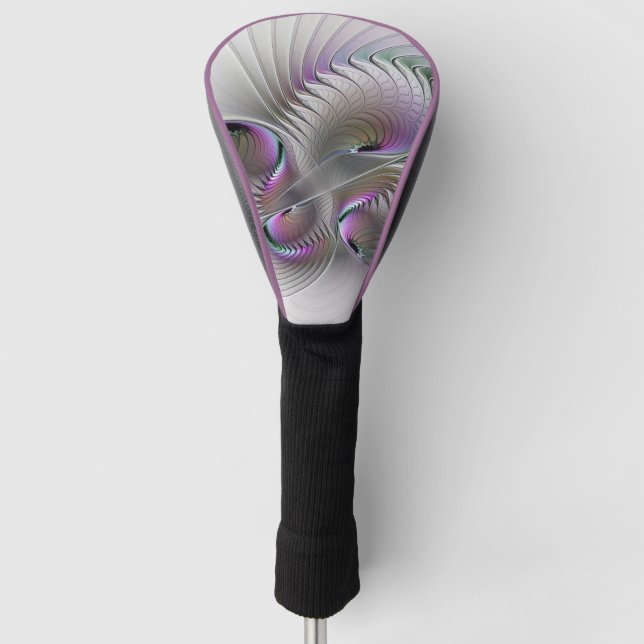 Moderne Abstrakte, schüchterne Fantasie Abbildung  Golf Headcover (Vorderseite)