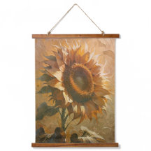 Moderne abstrakte Sonnenblumenkunst