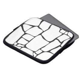 Moderne abstrakte Steinmuster Laptopschutzhülle