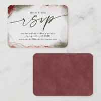 Moderne Abstrakte Terra Rosa Wedding Website UAWG