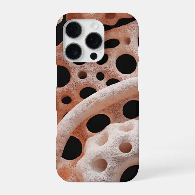 Moderne abstrakte Terrakotta-iPhone-Hülle iPhone 16 Pro Hülle (Rückseite)