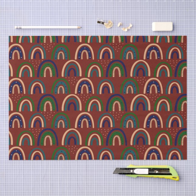 Moderne abstrakte Texturdesign Seidenpapier (Handwerk)