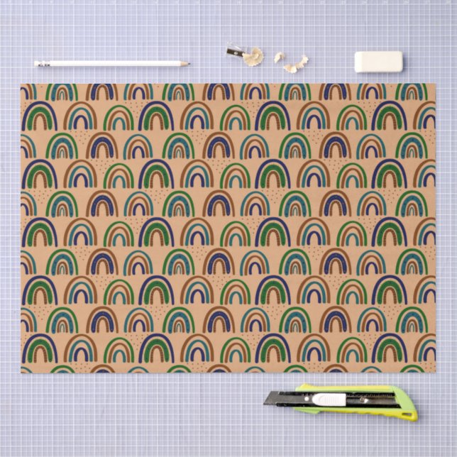 Moderne abstrakte Texturdesign Seidenpapier (Handwerk)