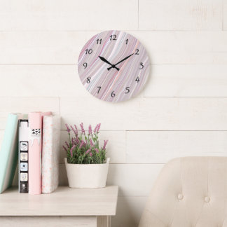 Moderne abstrakte vertikale Streifen Wanduhr