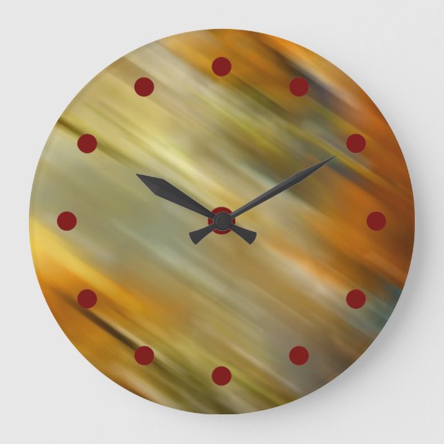 Moderne Abstrakte Wall-Uhren Große Wanduhr (Vorderseite)