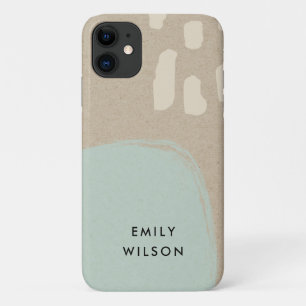 MODERNE ABSTRAKTE WASCHBLAU KRAFT SCANDI RUSTIK Case-Mate iPhone HÜLLE