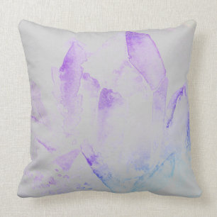 *~* moderne abstrakte Watercolor-Kristall-neues Kissen
