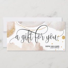 Moderne abstrakte Zertifizierungskarte