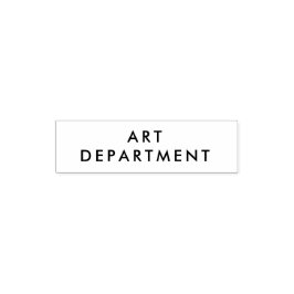 moderne Abteilung für minimalistische Inventur Permastempel