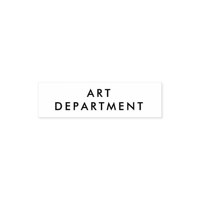moderne Abteilung für minimalistische Inventur Permastempel (Design)