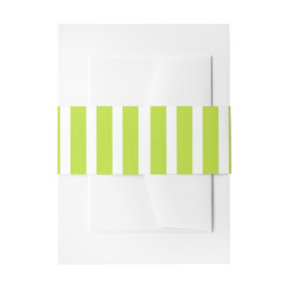 Moderne Acid Lime Gestreift Einladungsbanderole