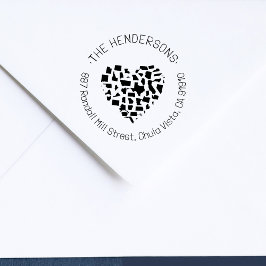 Moderne Adresse der Vereinigten Staaten von Amerik Gummistempel