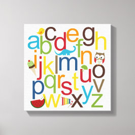 Moderne Alphabete Kunst und Kultur Leinwanddruck