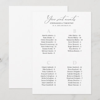 Moderne Alphabetische Hochzeitstorte