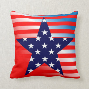 Moderne amerikanische Flagge Kissen