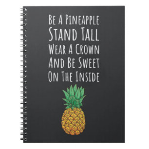 Moderne Ananas-Geschenke Tropische Elegante Frucht Notizblock